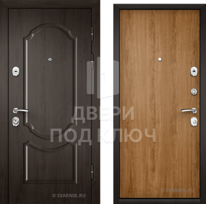 Входная вторая металлическая дверь в коттедж ДПК-2368