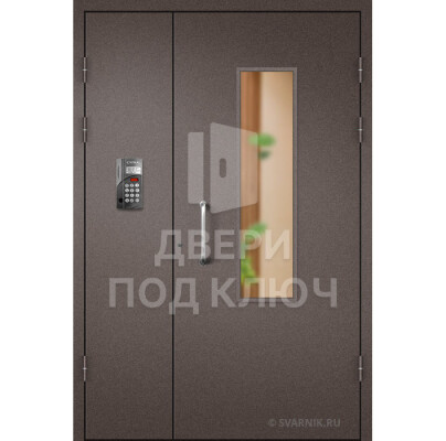 Техническая остекленная дверь для подъезда ДПК-13773