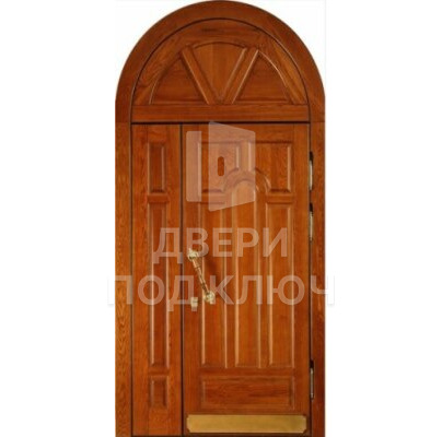Арочная металлическая дверь по эскизу ДПК-12696